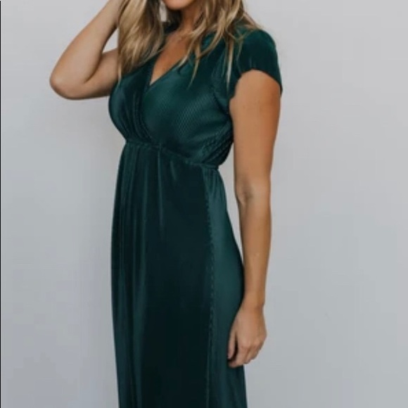 Baltic Born Dresses & Skirts - BALTIC BORN ATHENA JADE PLEATED MAXI DRESS